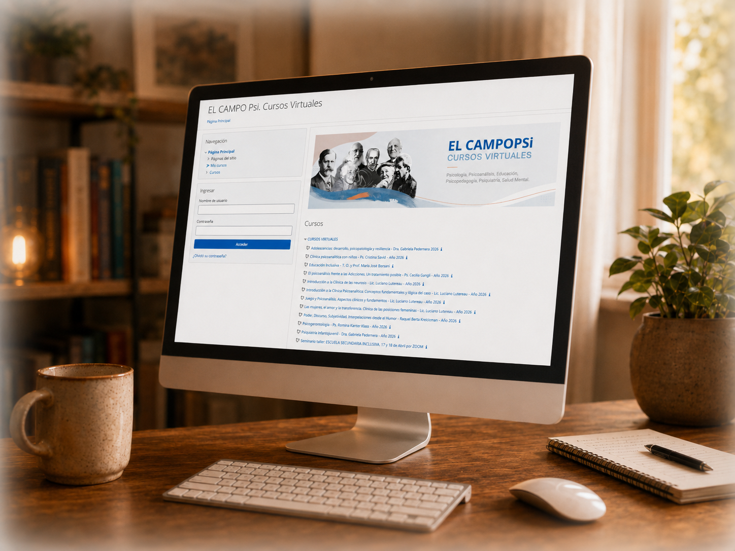 Monitor acceso a cursos virtuales